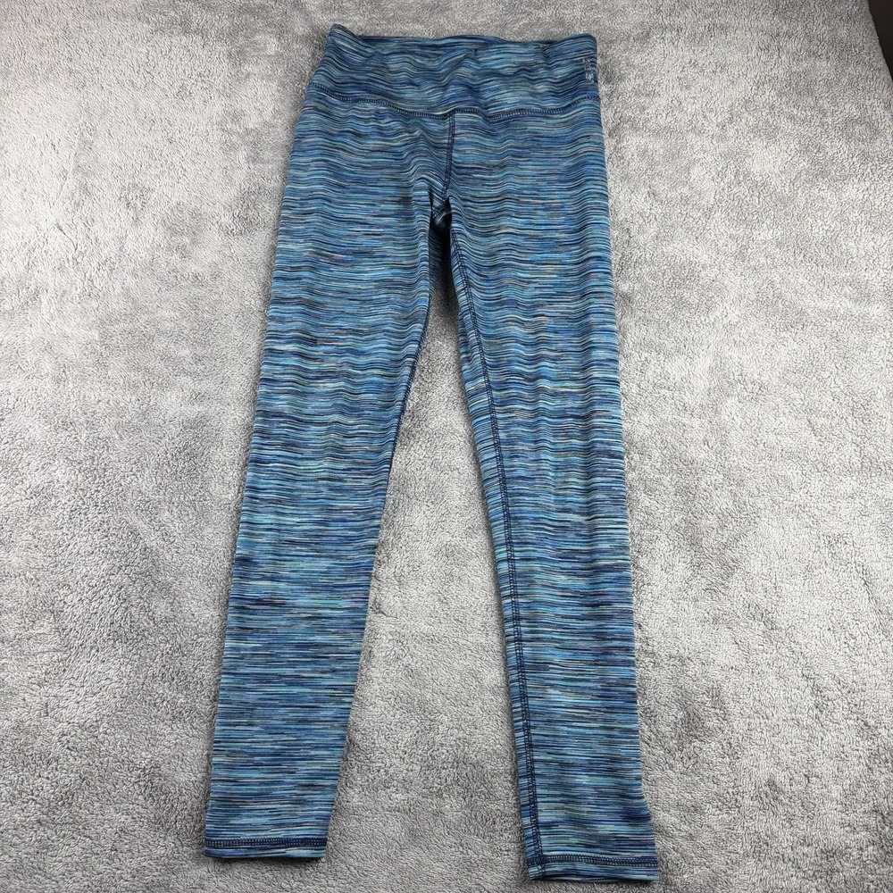 RBX Ankle Length Yoga Leggings Womens Small Blue Purple Space-Dyed‎ Coin Pocket
